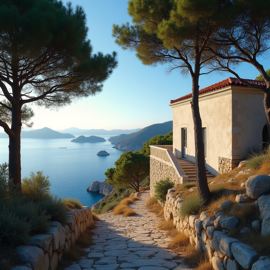 Coastal property in Croatia with Adriatic sea view